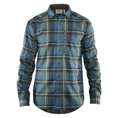 Fjallraven Men Fjällglim Shirts Blue PH185826 Philippines